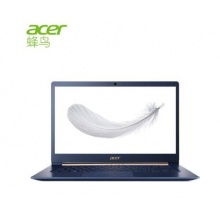 宏碁(Acer)蜂鸟Swift5 14英寸超轻薄窄边框金属笔记本电脑SF514(i7-8550U 8G 512G SSD IPS 背光键盘)暮光蓝