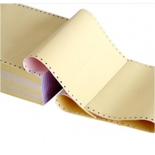 得力（deli）珊瑚海S241-5CS五联彩色电脑打印纸整张80列（撕边 色序：白红蓝绿黄 1000页/箱）