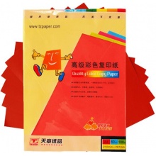 天章 (TANGO) 金彩天章A4 大红色彩色复印纸 80g 100张/包 单包装