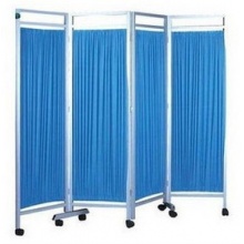 医用屏风 钢质喷塑 四折屏风 隔断 屏障 带轮可折叠 