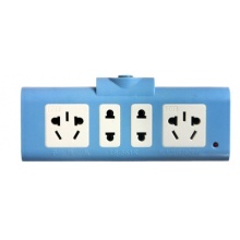 子弹头TS电源插座转换器  炫彩插线板