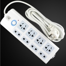 子弹头插座 4.8米8插位插线板 接线板插板